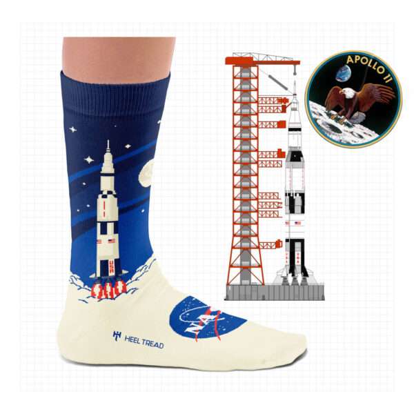 NASA Descolagem Socks - Image 3