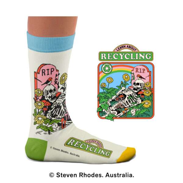 Learn About Recycling by Steven Rhodes Socks - Image 4