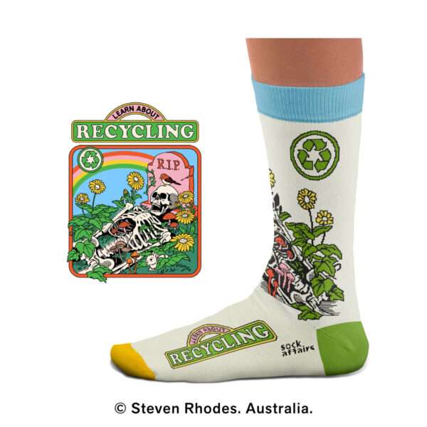 Learn About Recycling by Steven Rhodes Socks - Image 5