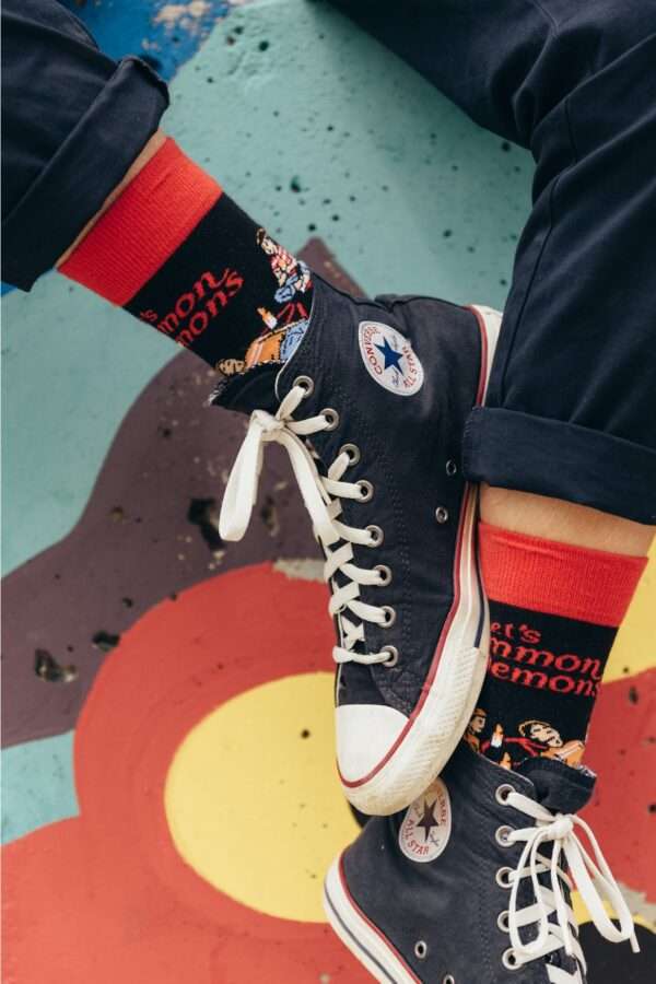 Let's Summon Demons by Steven Rhodes Socks - Image 3